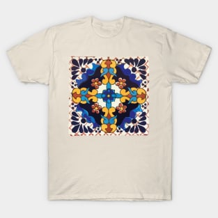 Navy Talavera Tile T-Shirt